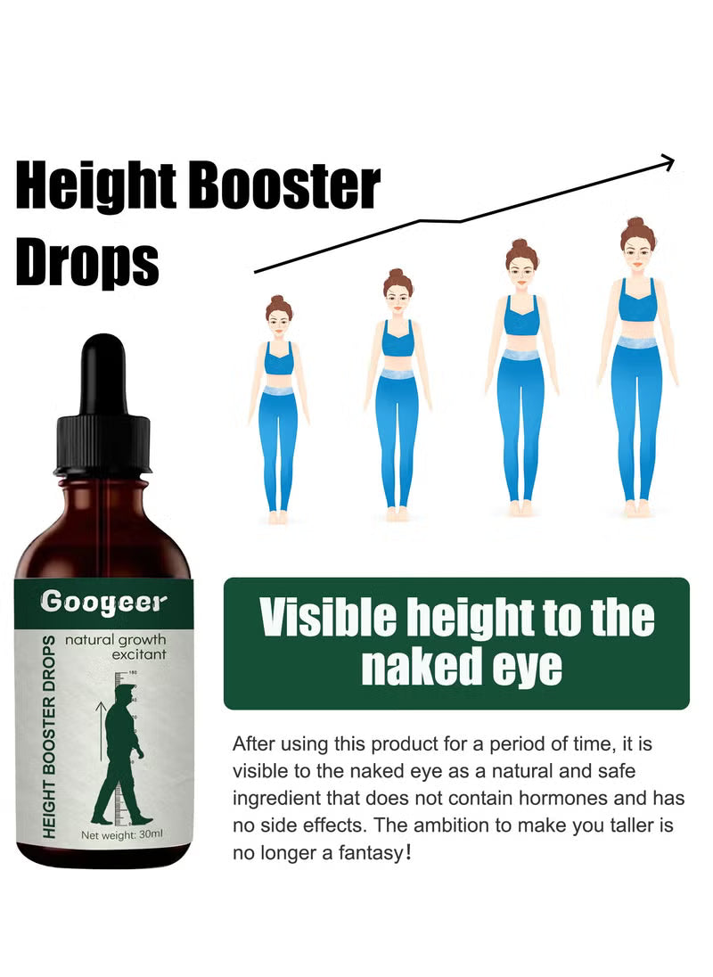 Height Increase Drops – Natural Herbal Essential Oil 30ml | قطرات زيادة الطول – زيت عشبي طبيعي أساسي 30 مل